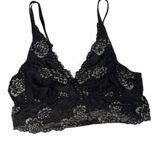 ONGOSSAMER Lace Black Bralette